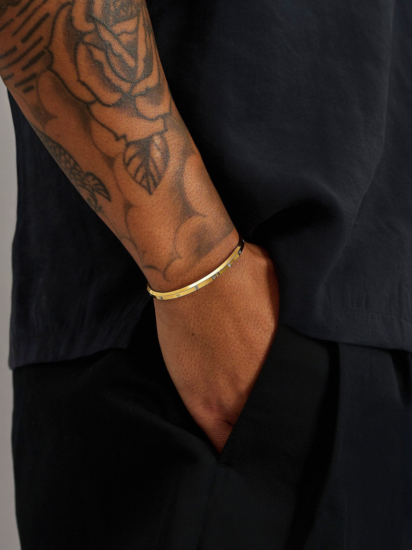 Gold Fleur de Lis Cuff