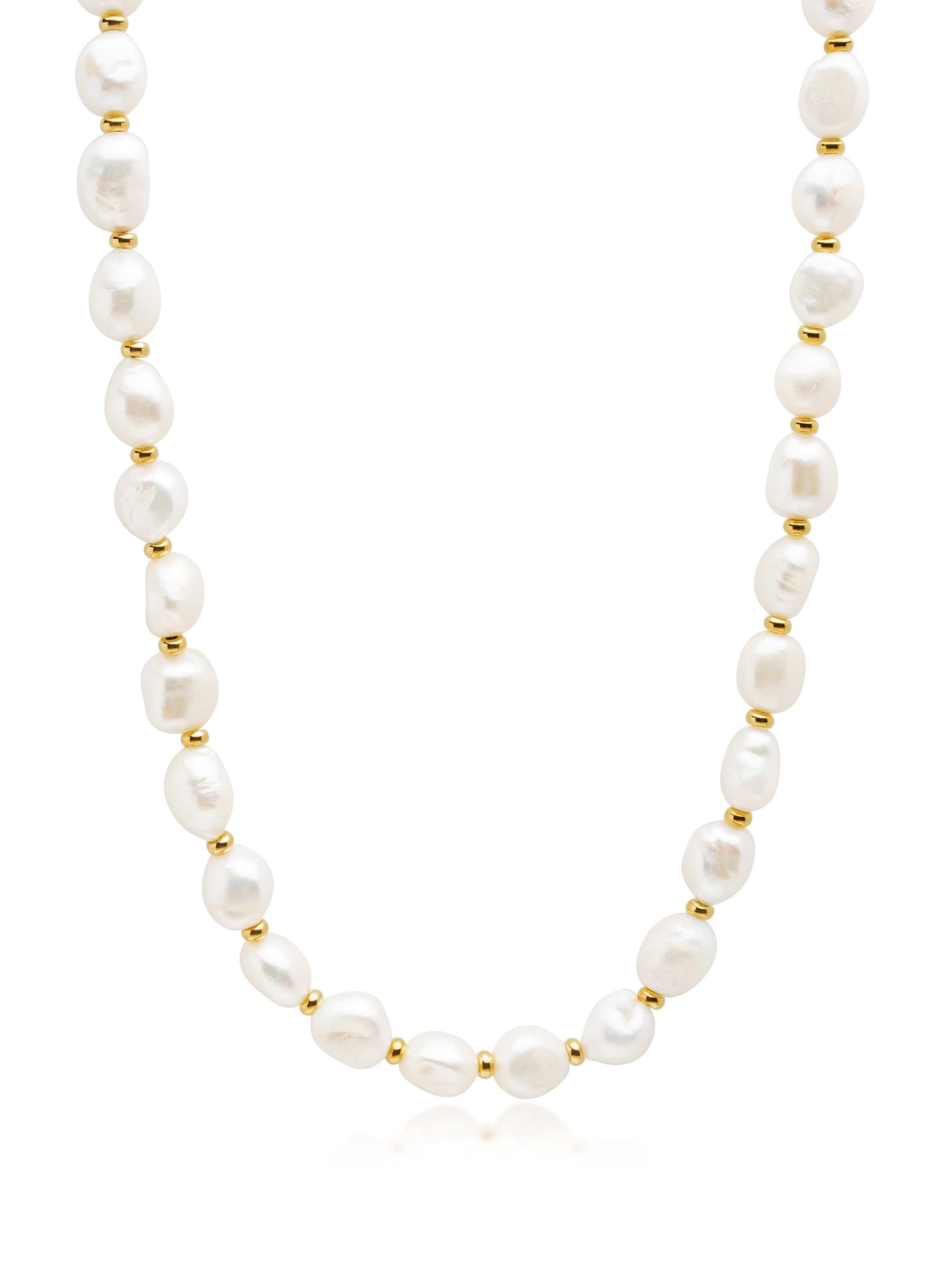 Men's Baroque Pearl Necklace