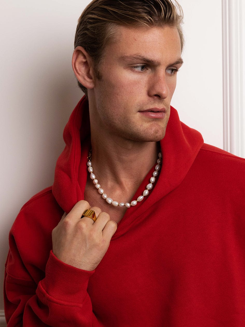 Men's Baroque Pearl Necklace