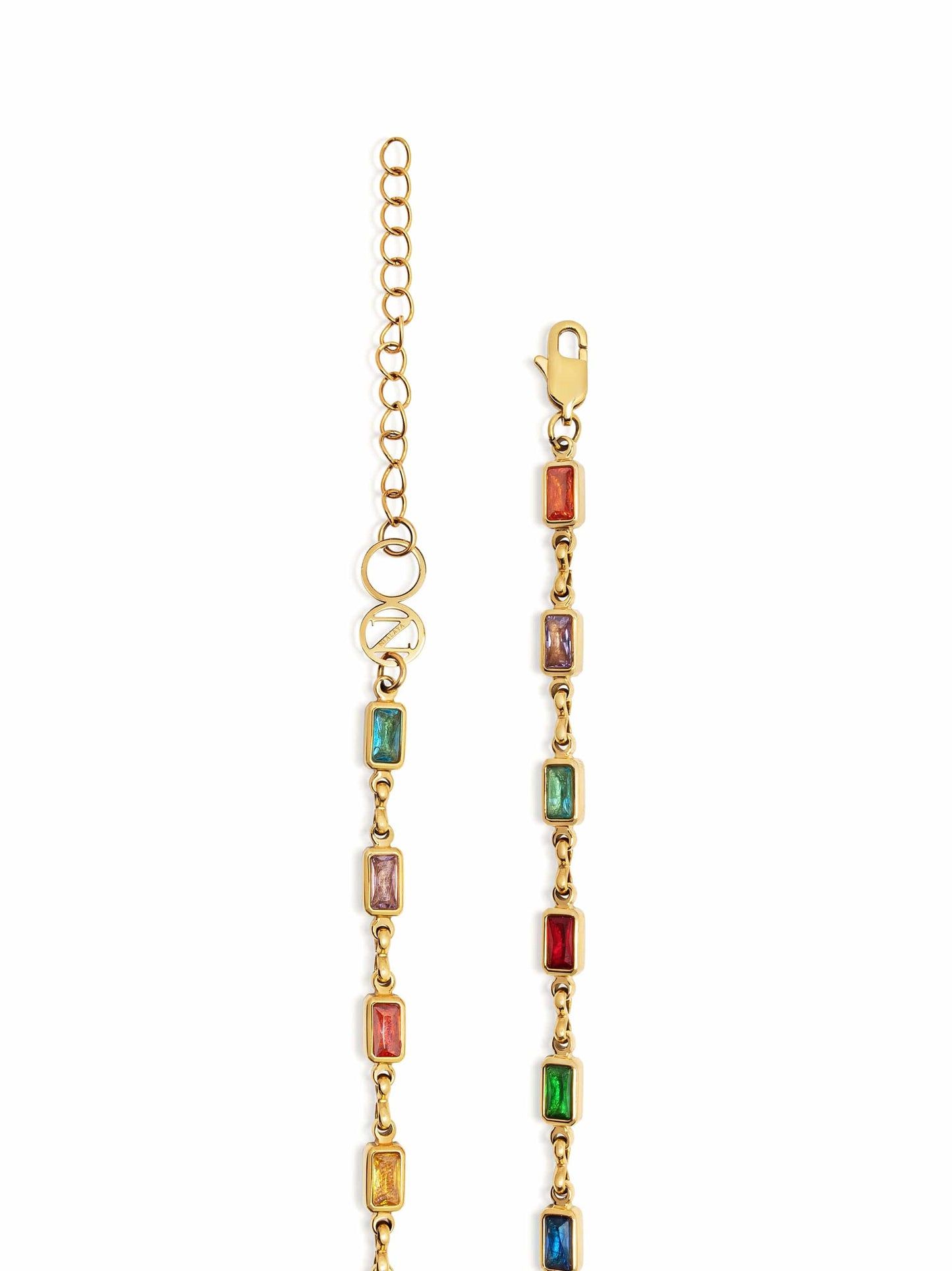 Men's Rectangle Tennis Necklace