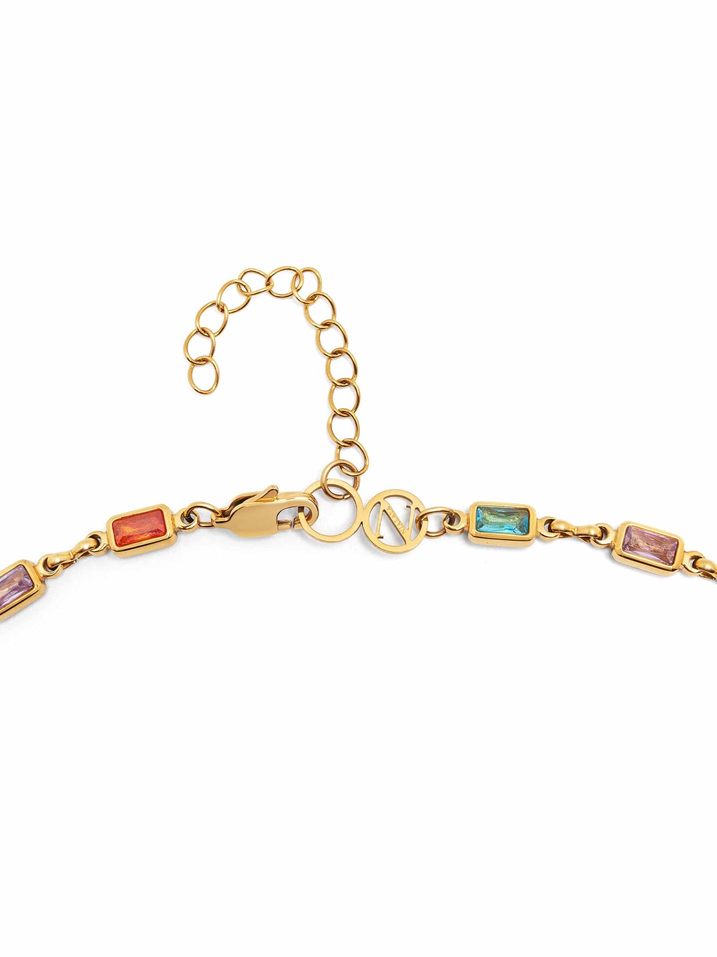 Men's Rectangle Tennis Necklace