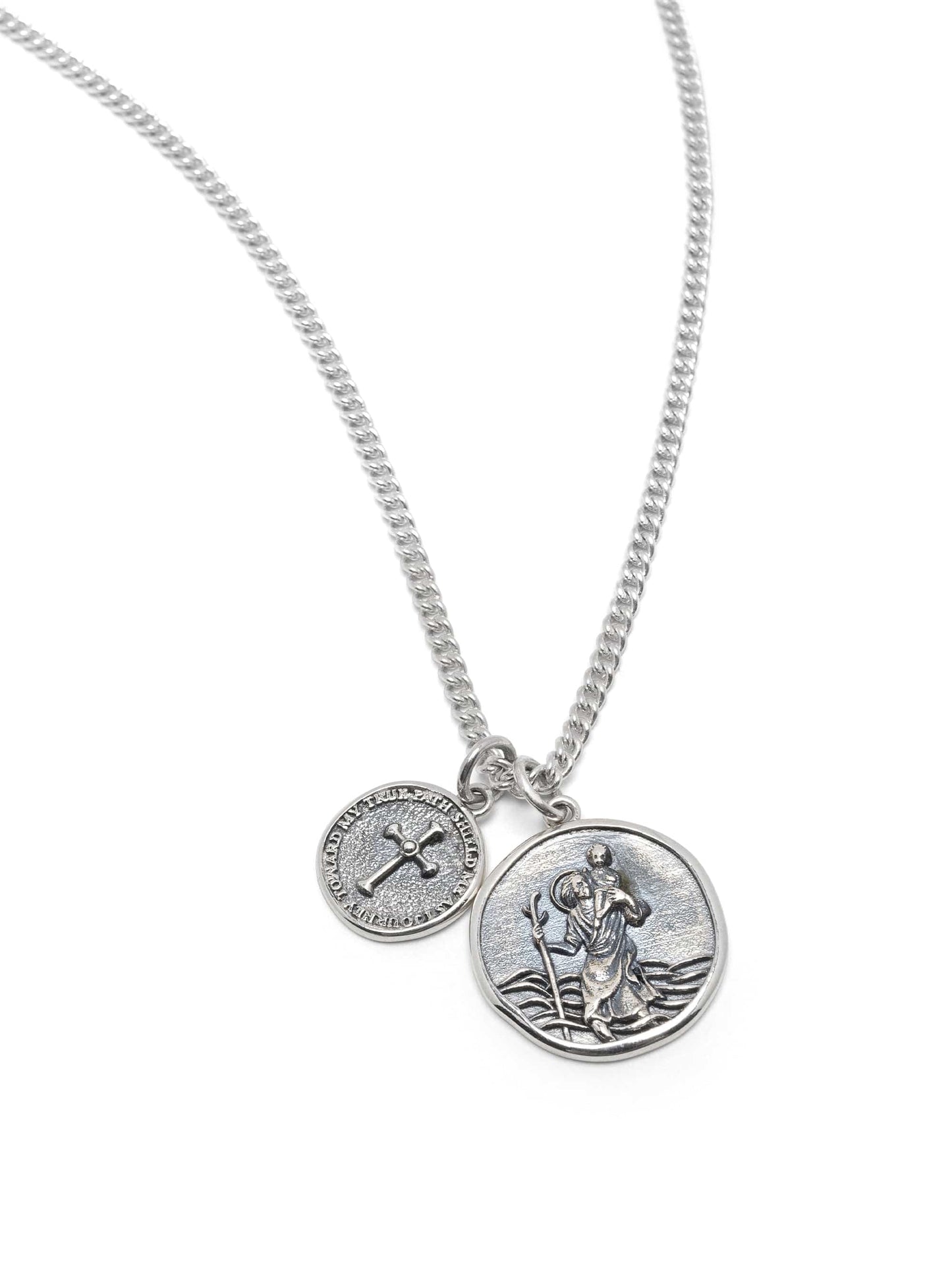 Saint Christopher Double Medallion