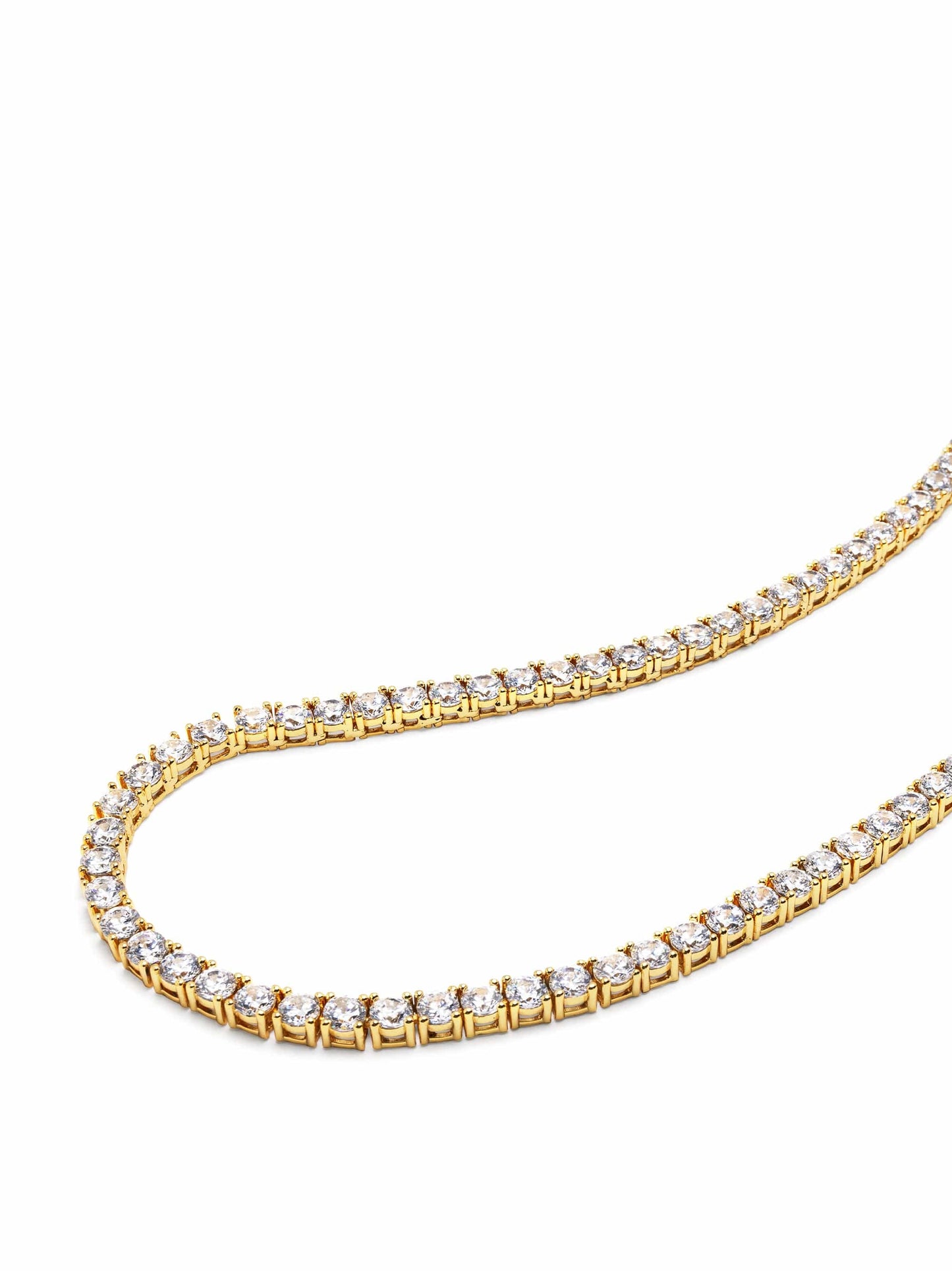 Tennis Choker in Gold