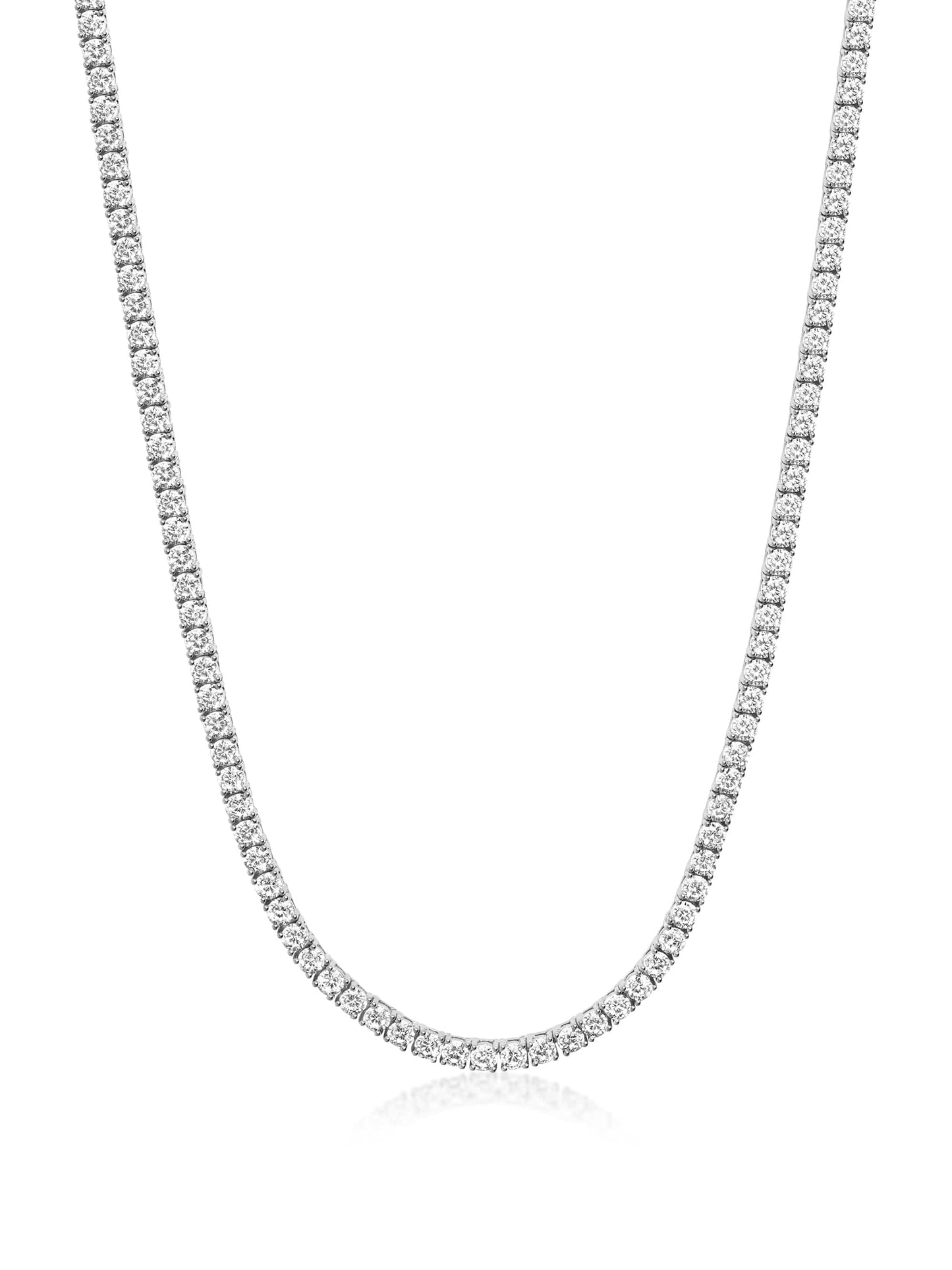 Tennis Choker in Silver