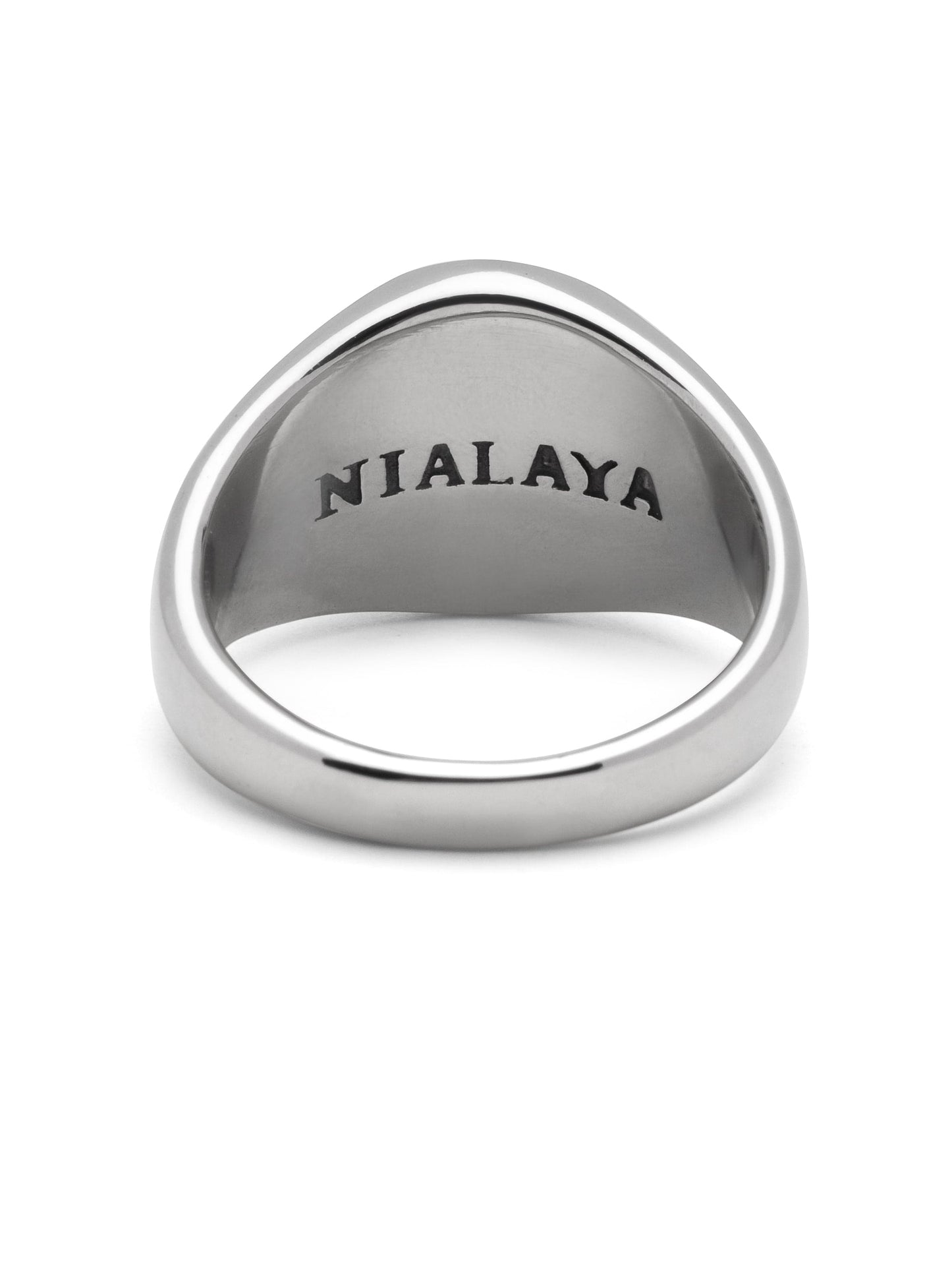 Men's Stainless Steel Crest Ring