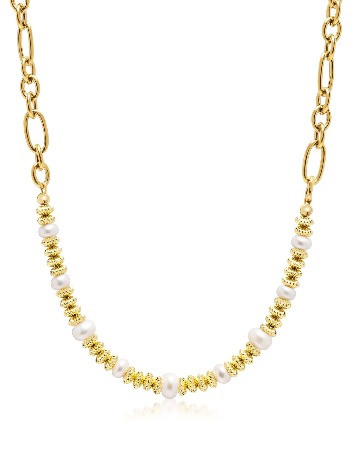 Chain Choker with Pearls