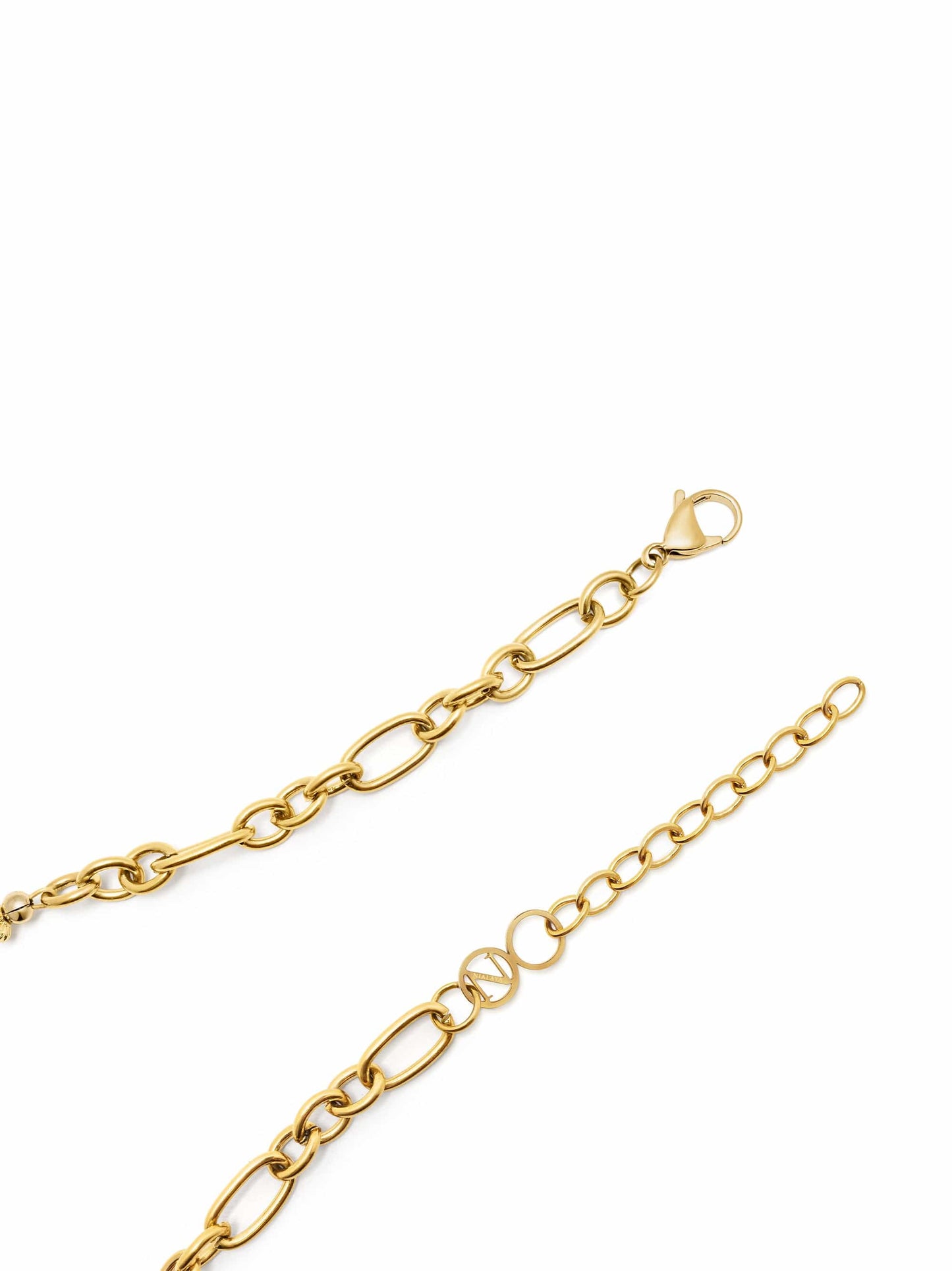 Chain Choker with Rose Quartz