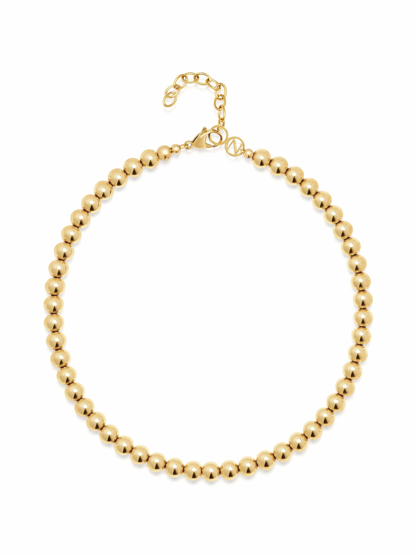 Gold Glow Beaded Choker