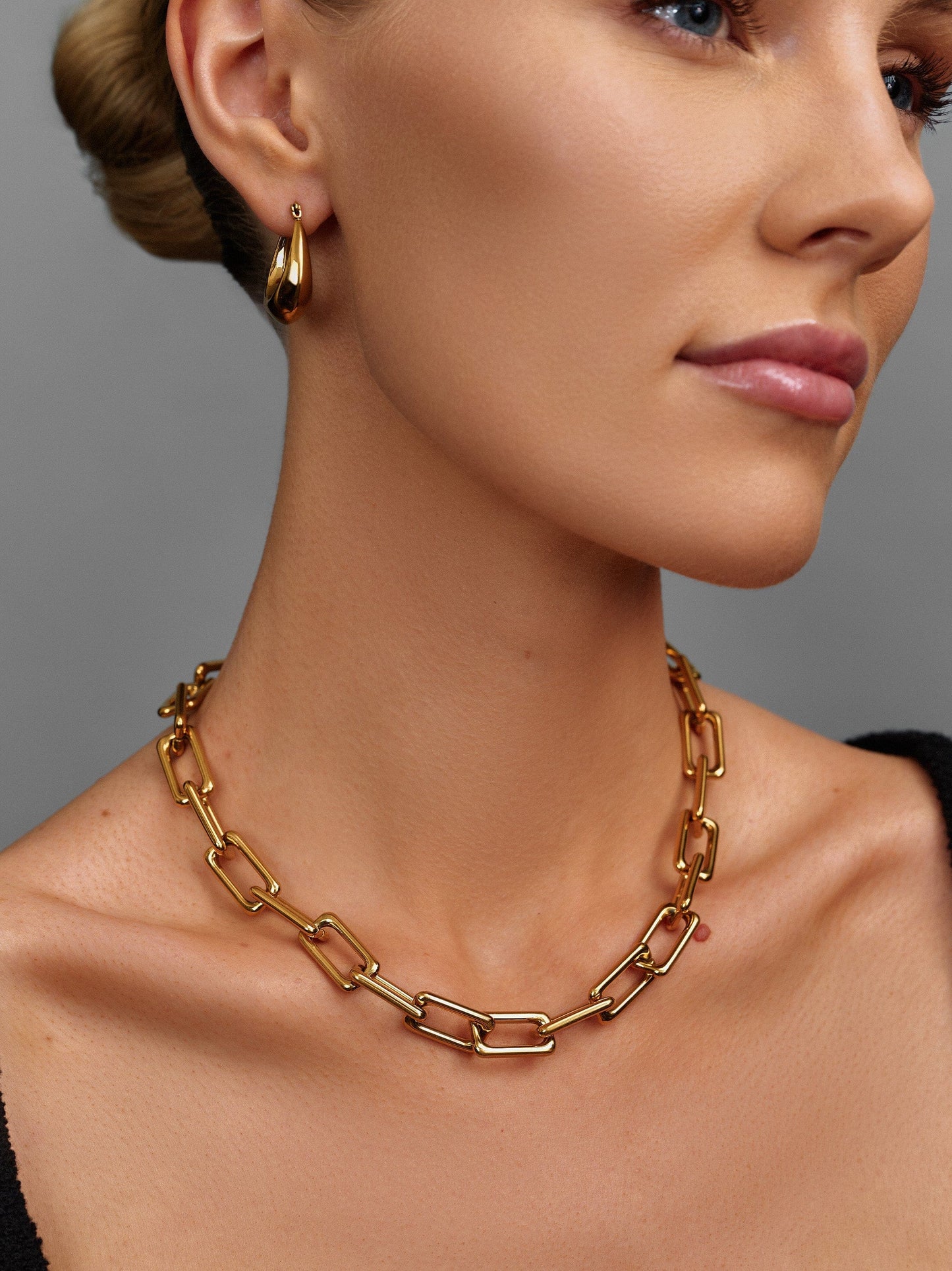 Gold Paperclip Chain