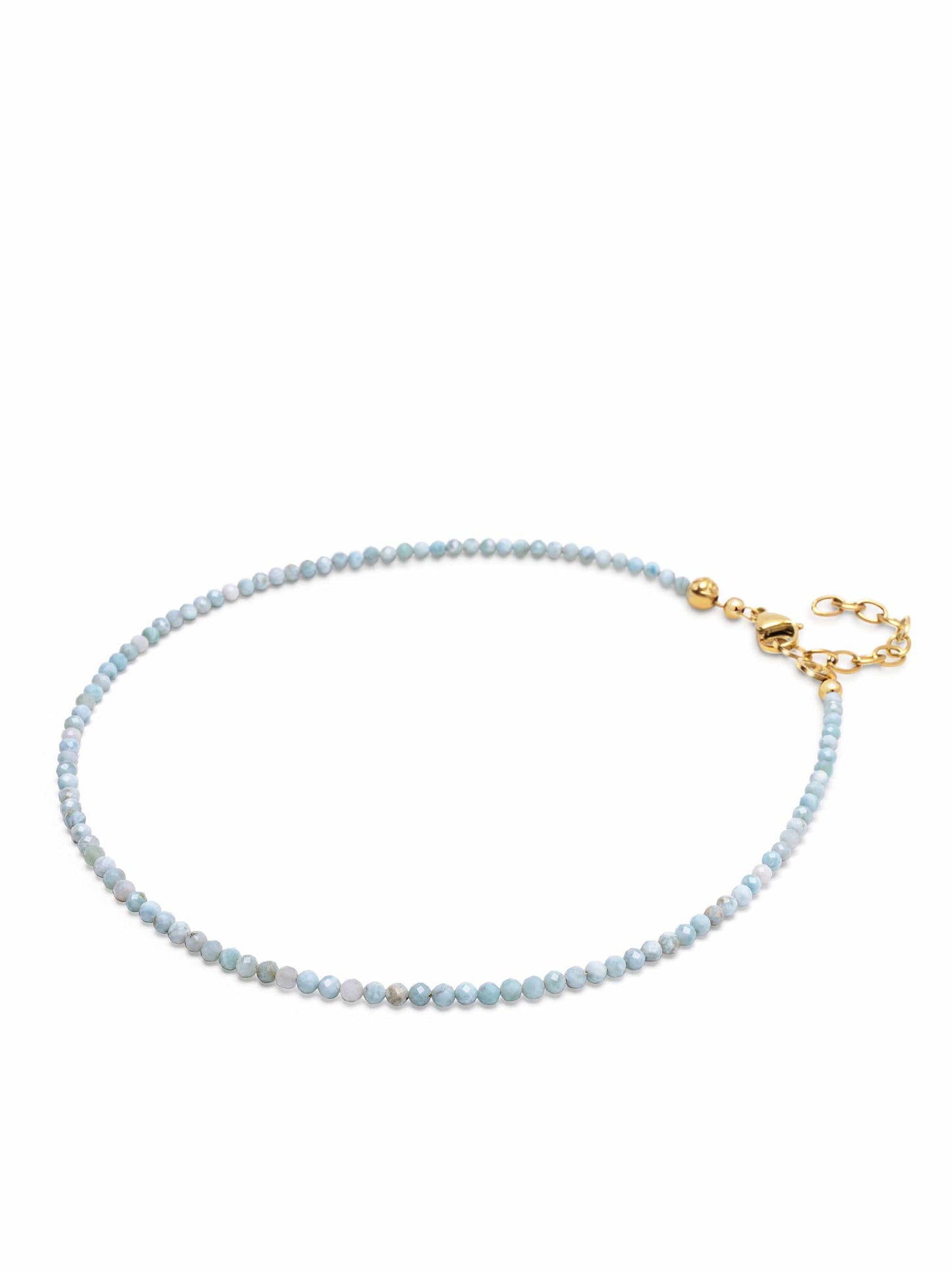 Larimar Faceted Choker