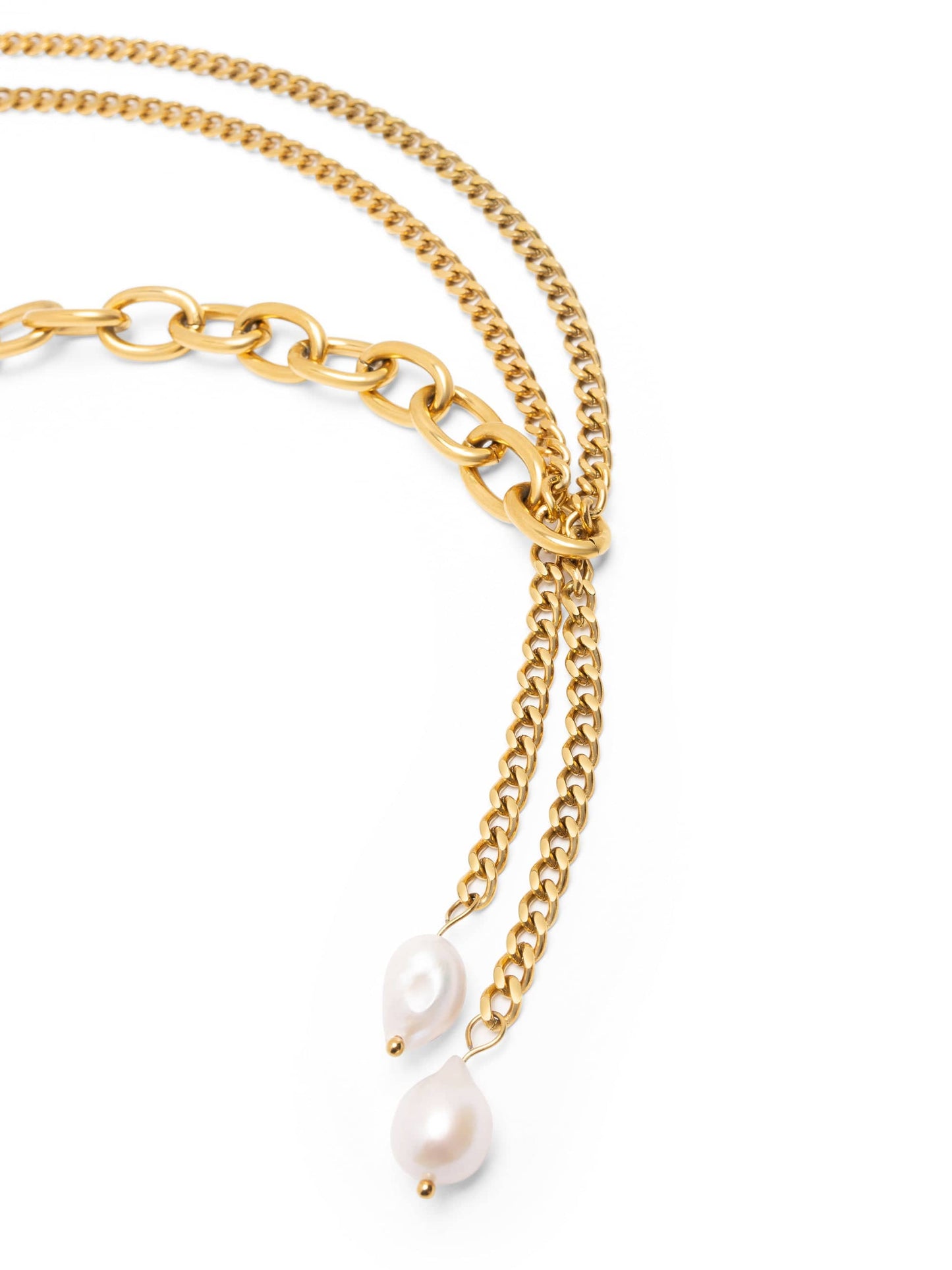 Transformer Pearl Necklace
