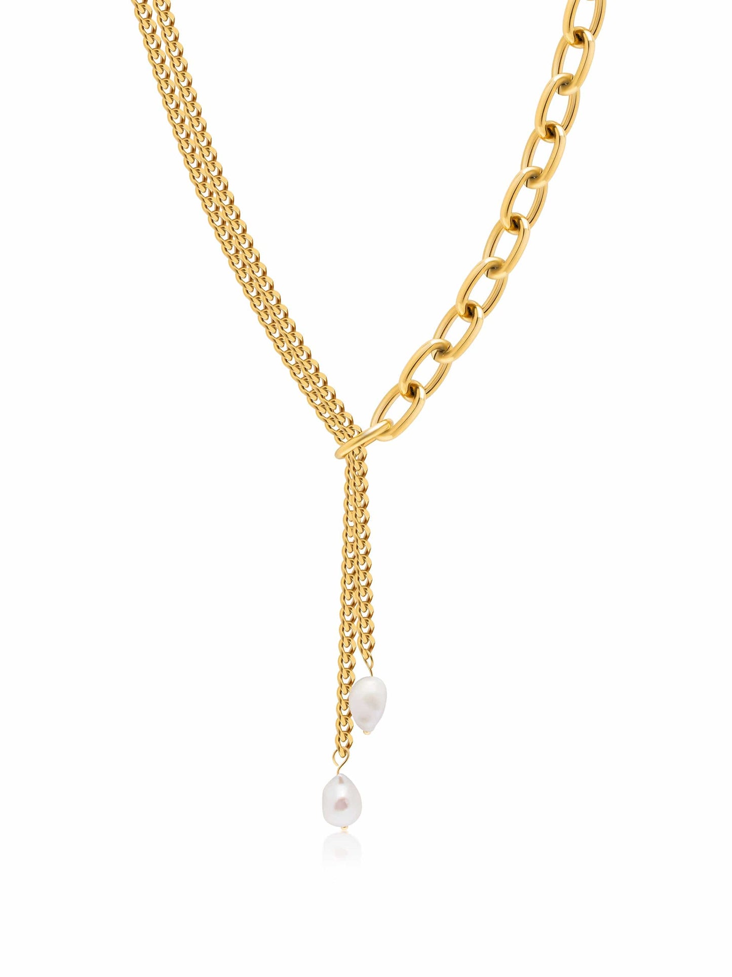 Transformer Pearl Necklace