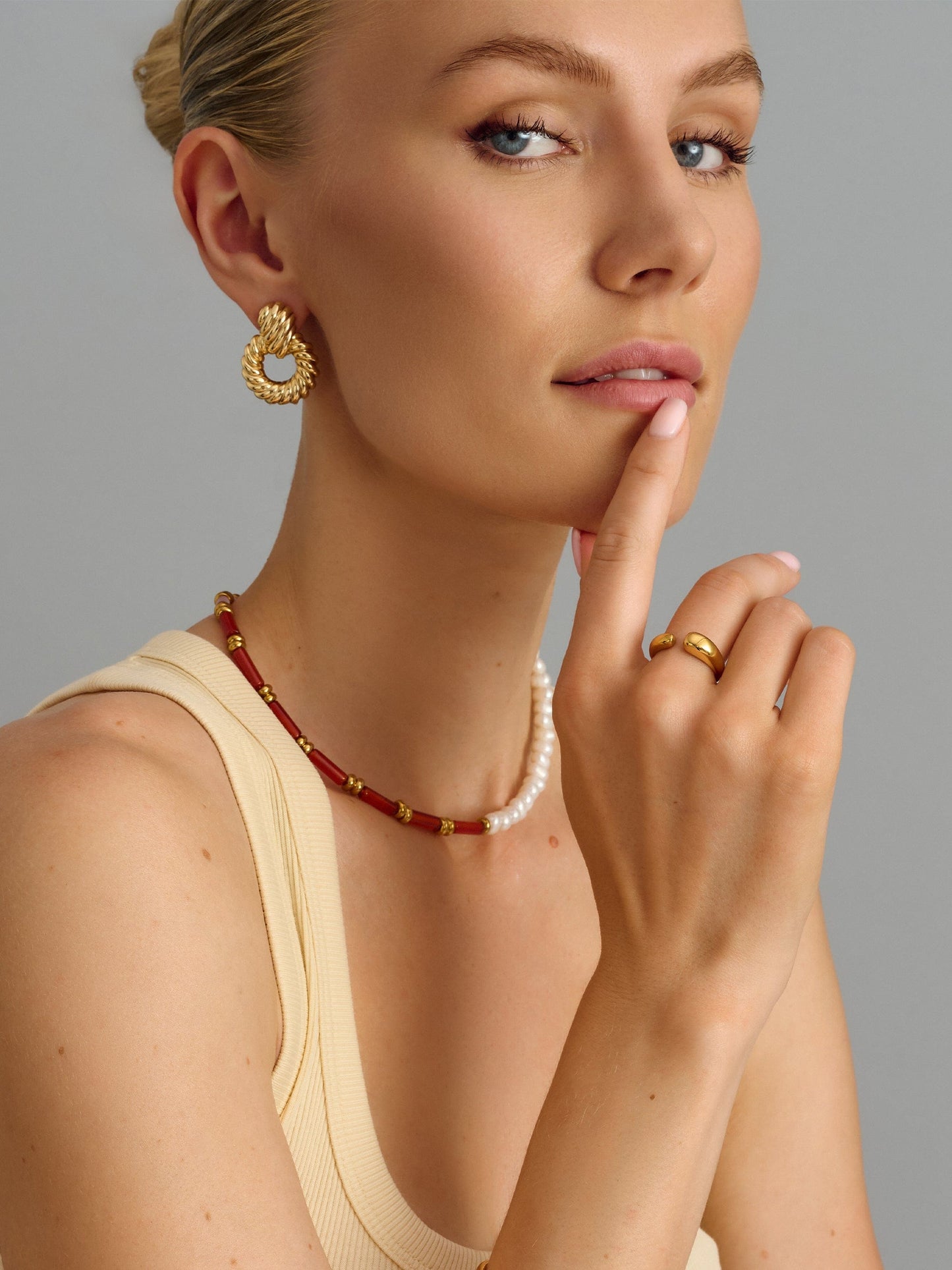 Classic Cuff Ring in Gold