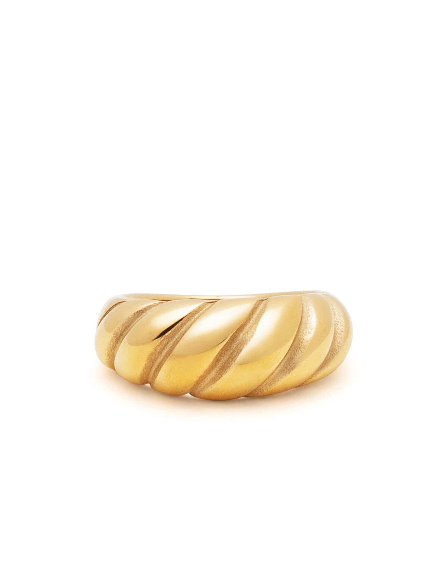 Women's Gold Croissant Ring
