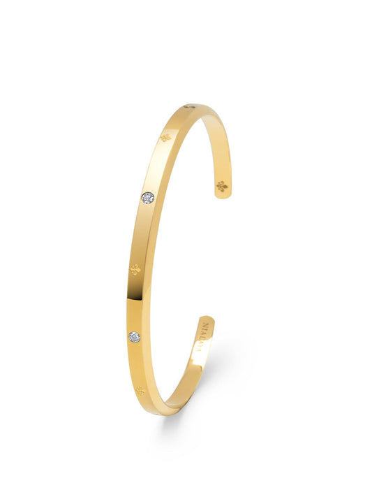Gold Fleur de Lis Cuff