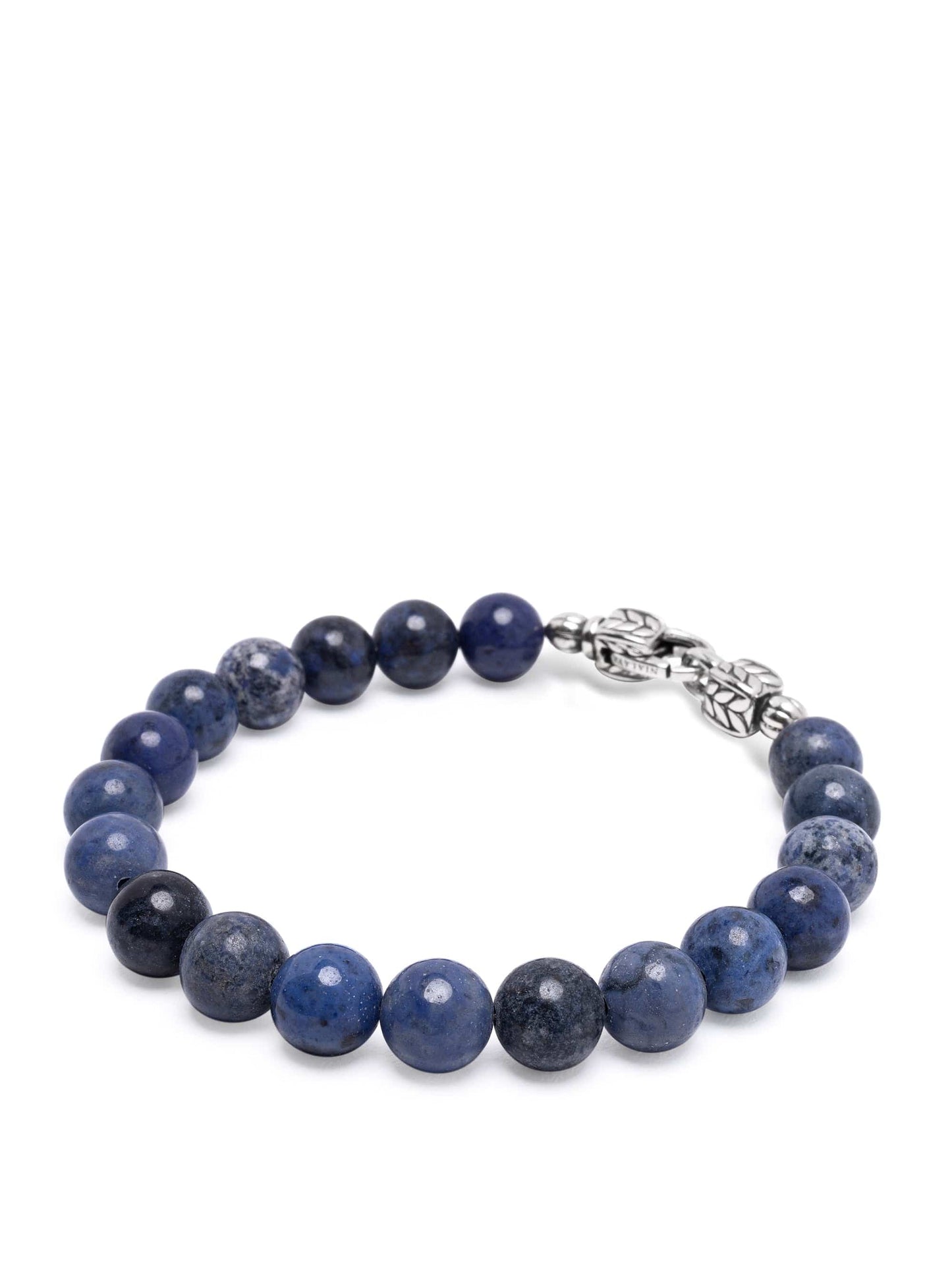 Blue Dumortierite Healing Bracelet with Silver Lock