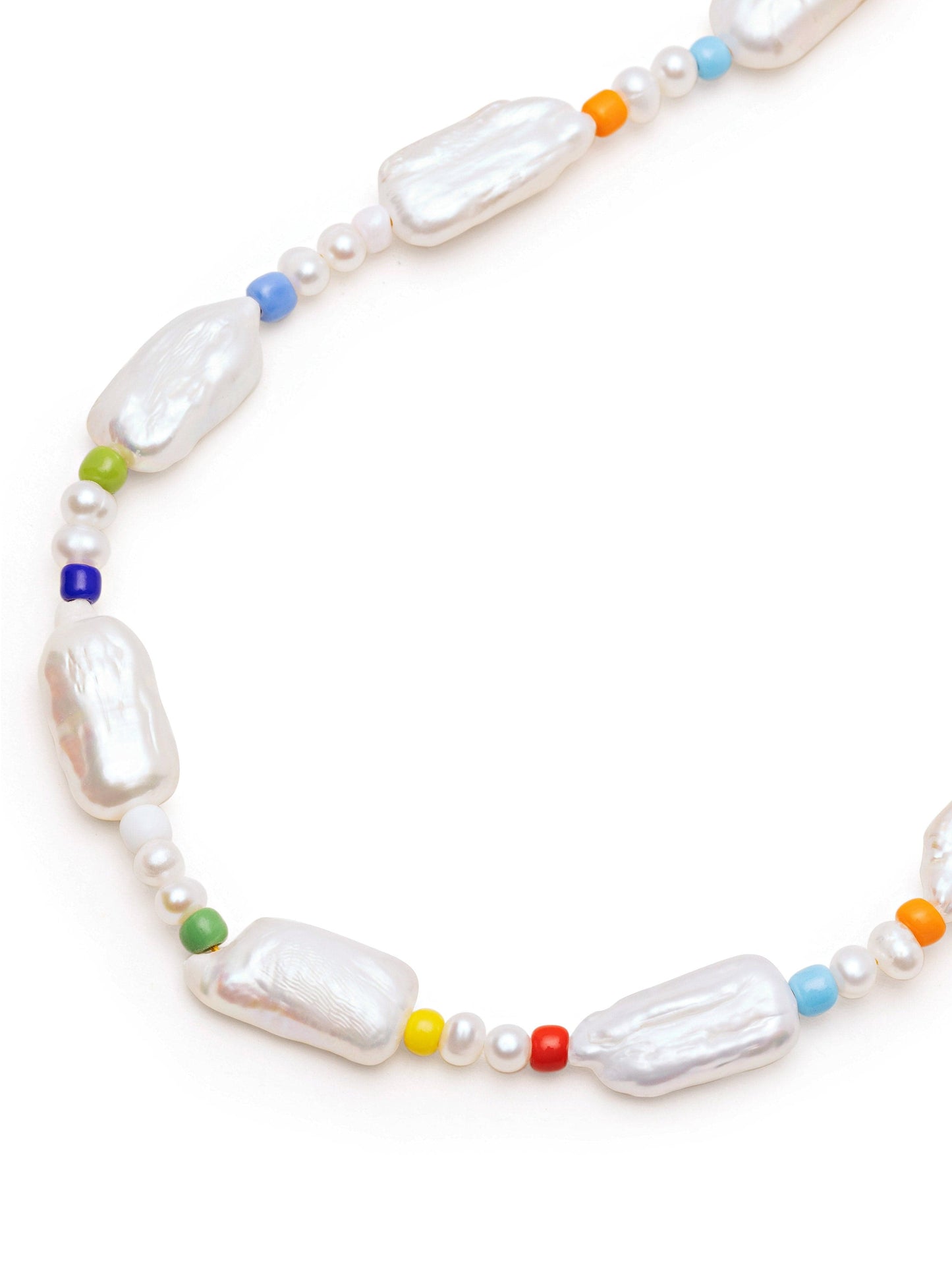 Men's Necklace with Elongated Pearls