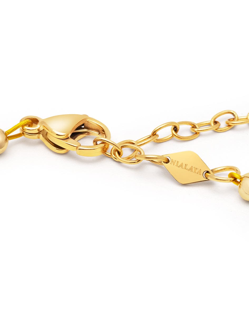 Men's Necklace with Elongated Pearls