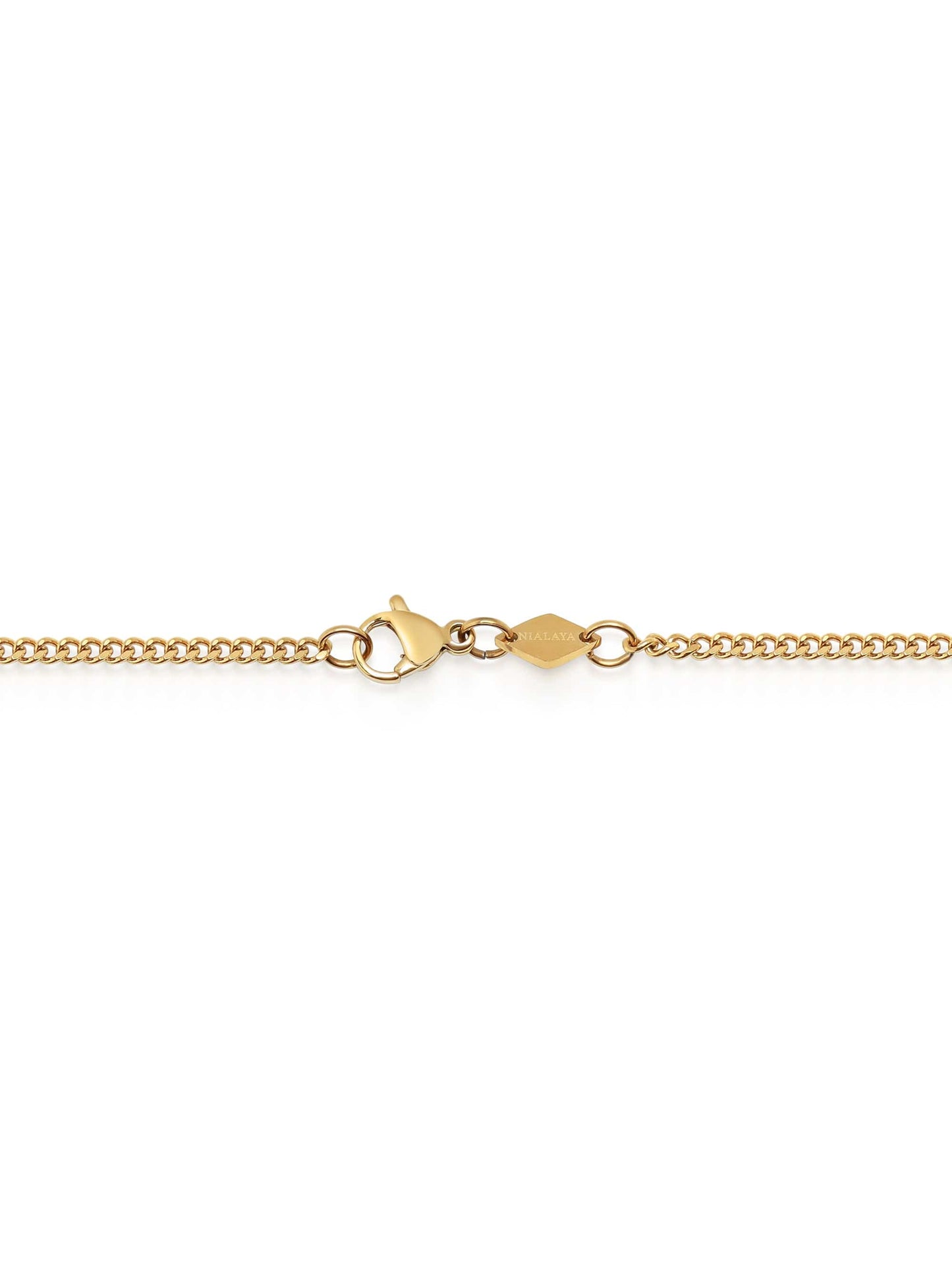 Men's Hamsa Hand Necklace in Gold