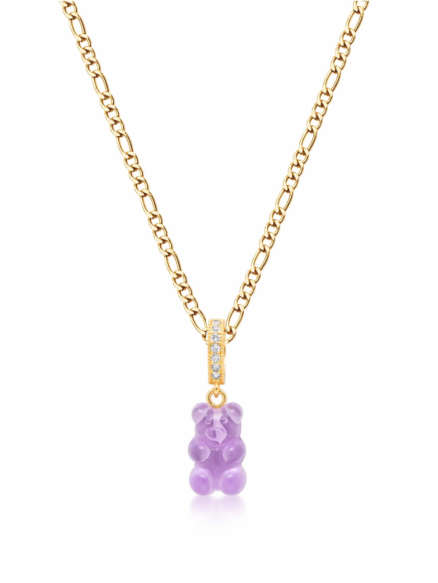 Men's Purple Gummy Bear Necklace