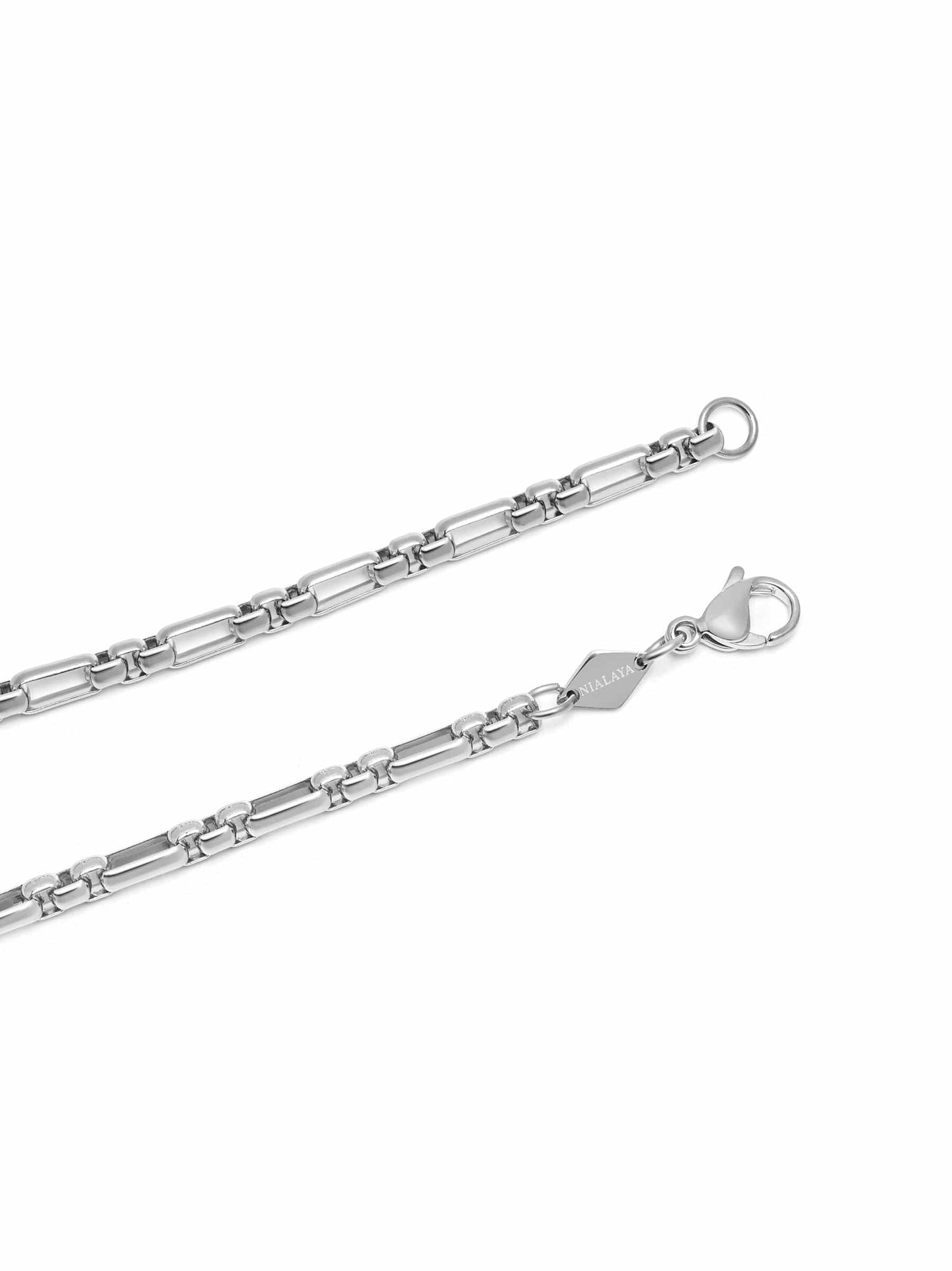 Men's Stainless Steel Modern Figaro Belcher Chain