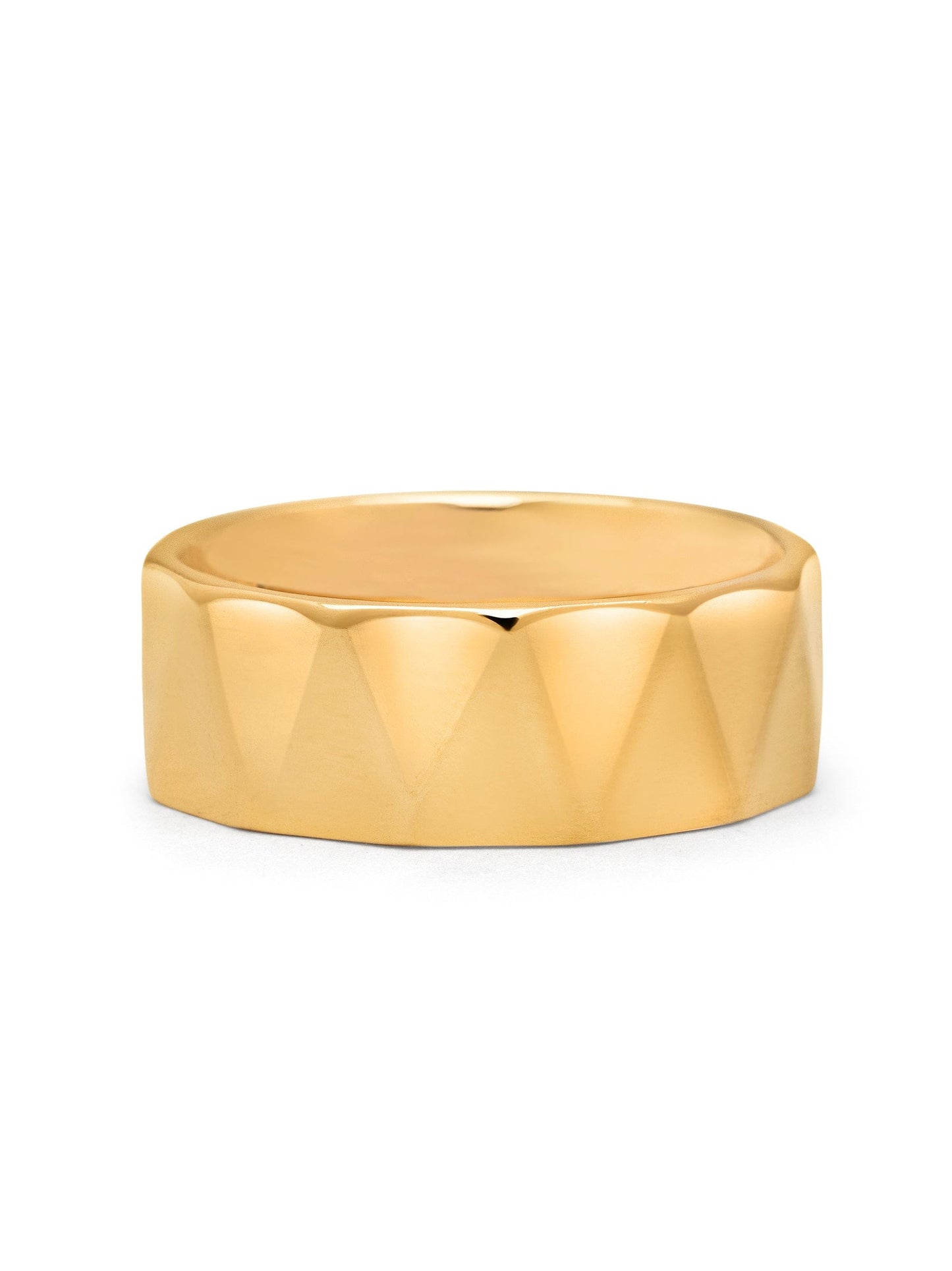 Triangle Gold Band Ring