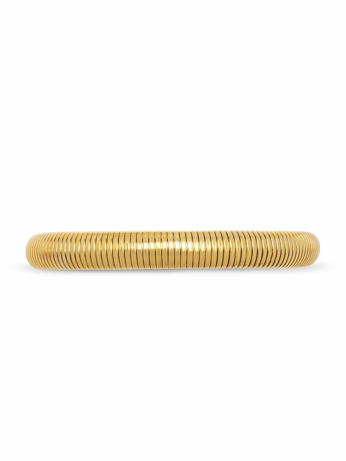 8mm Women's Gold Stretch Bangle