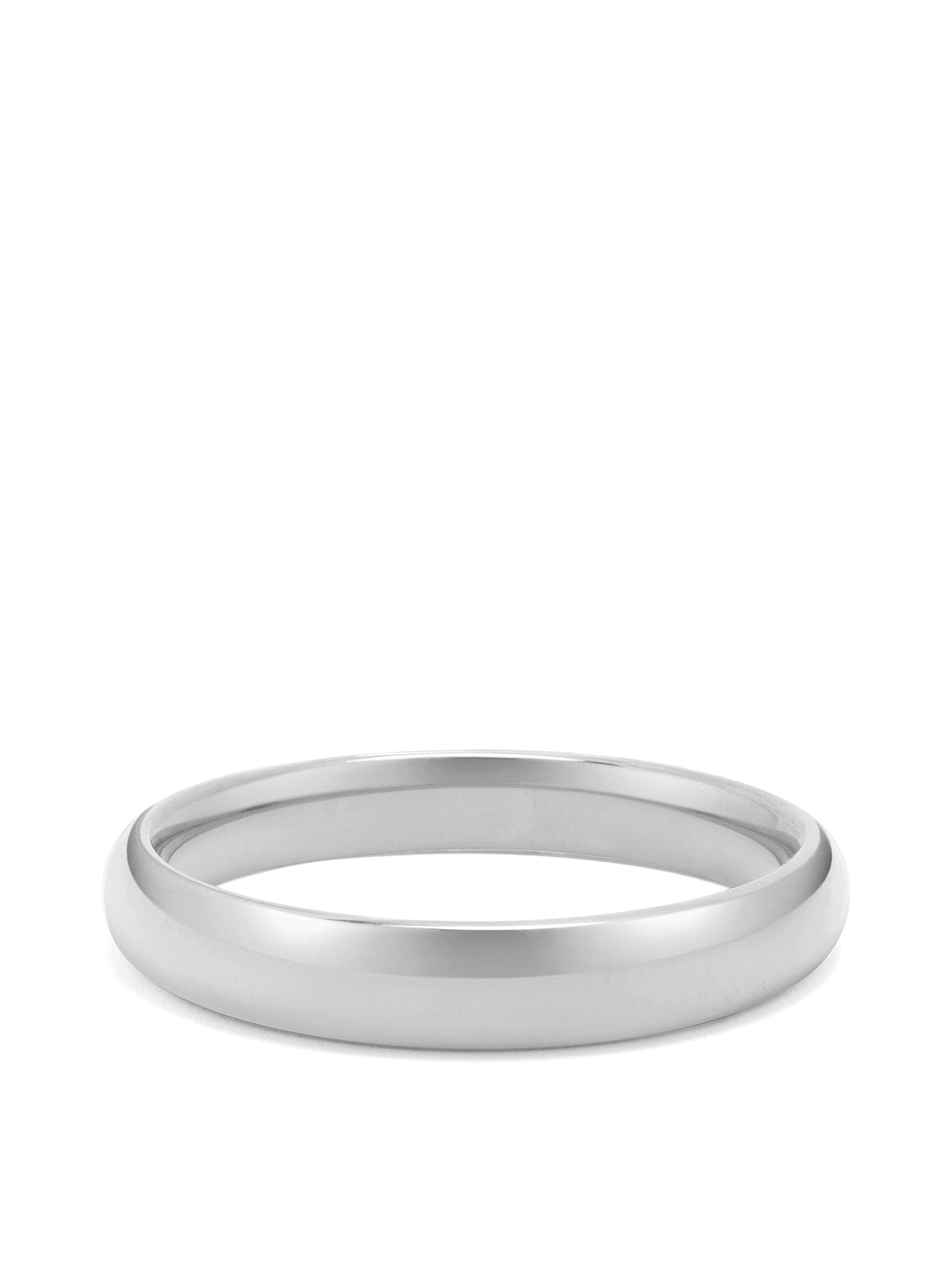 Classic 12mm Round Bangle in Silver