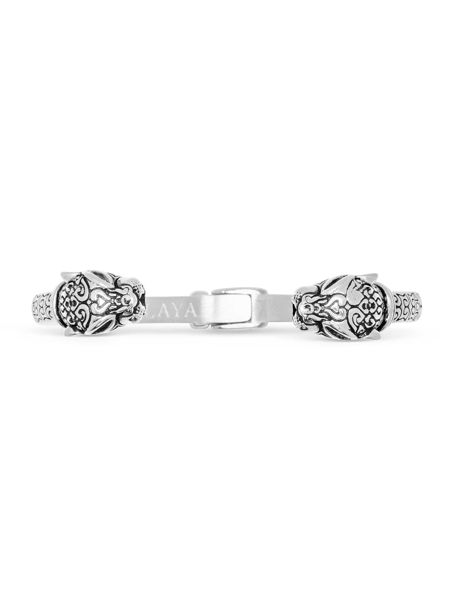 Women's Panther Bangle in Silver