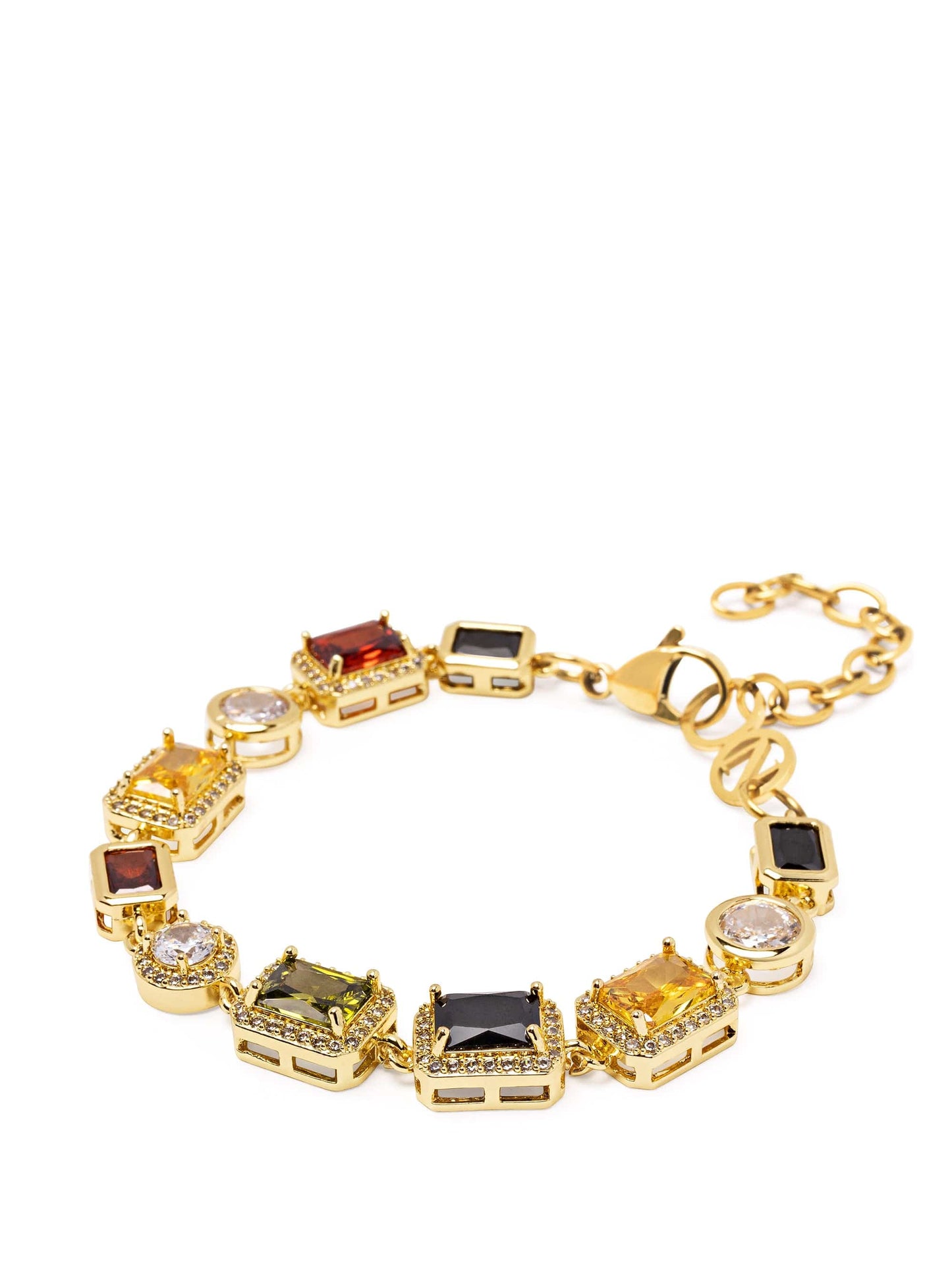 Gold Gemstone Bracelet