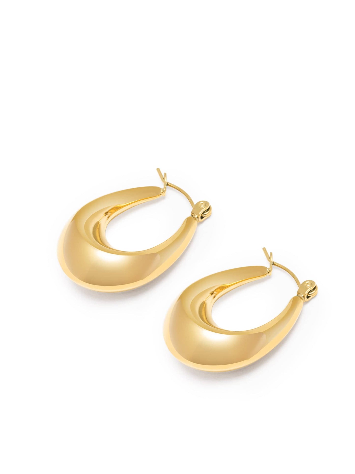 Clasp Hoop Earrings