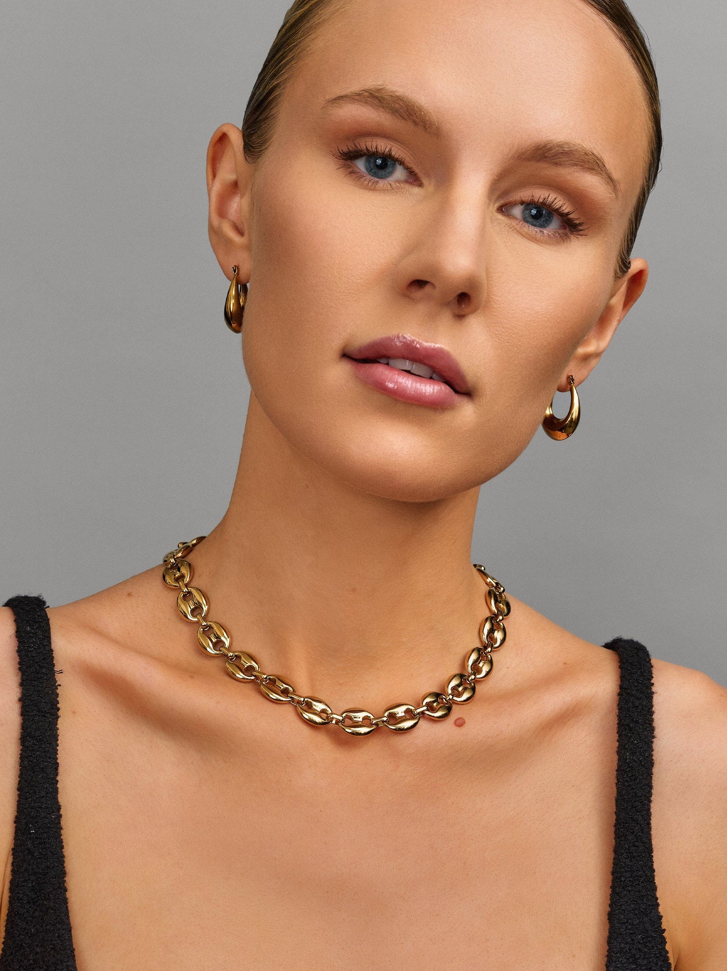 Clasp Hoop Earrings