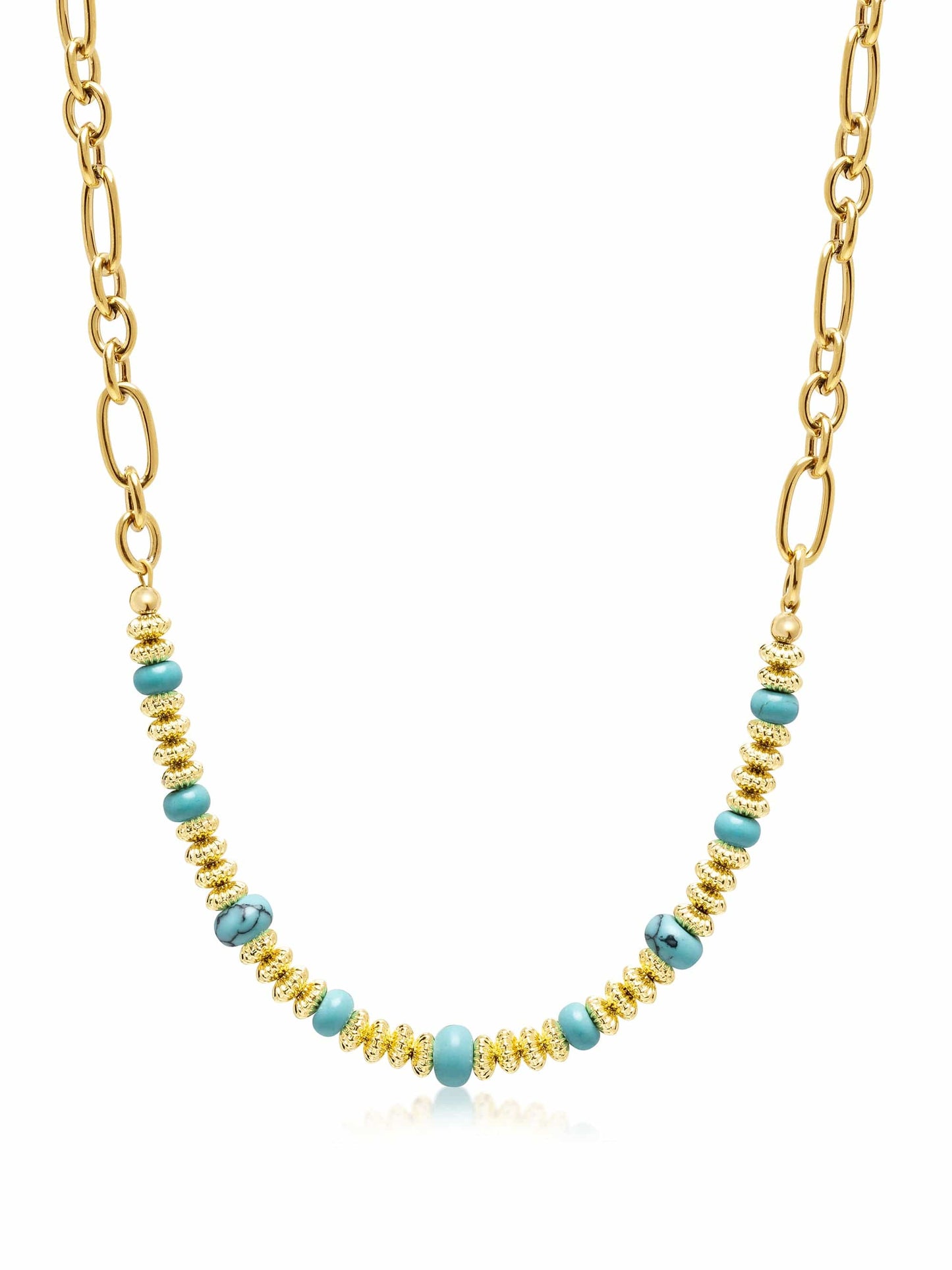 Chain Choker with Turquoise