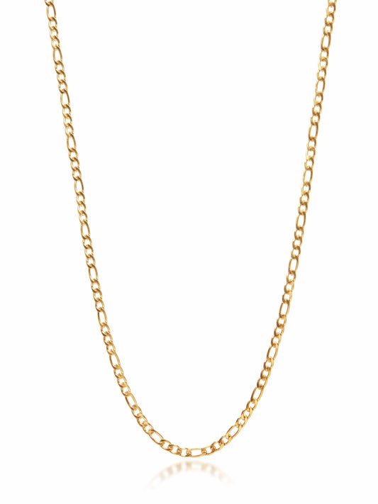 Gold Figaro Chain Choker