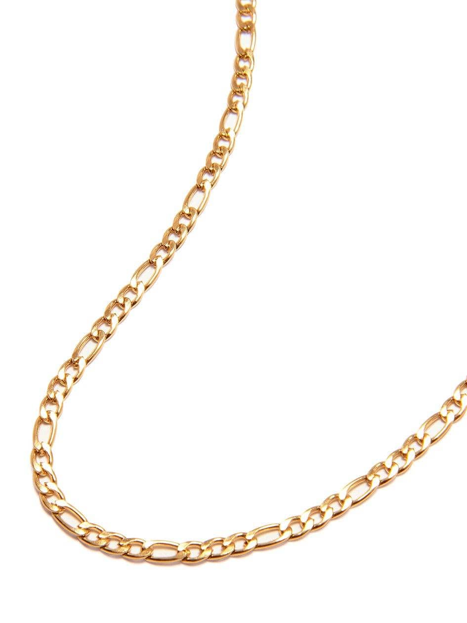 Gold Figaro Chain Choker