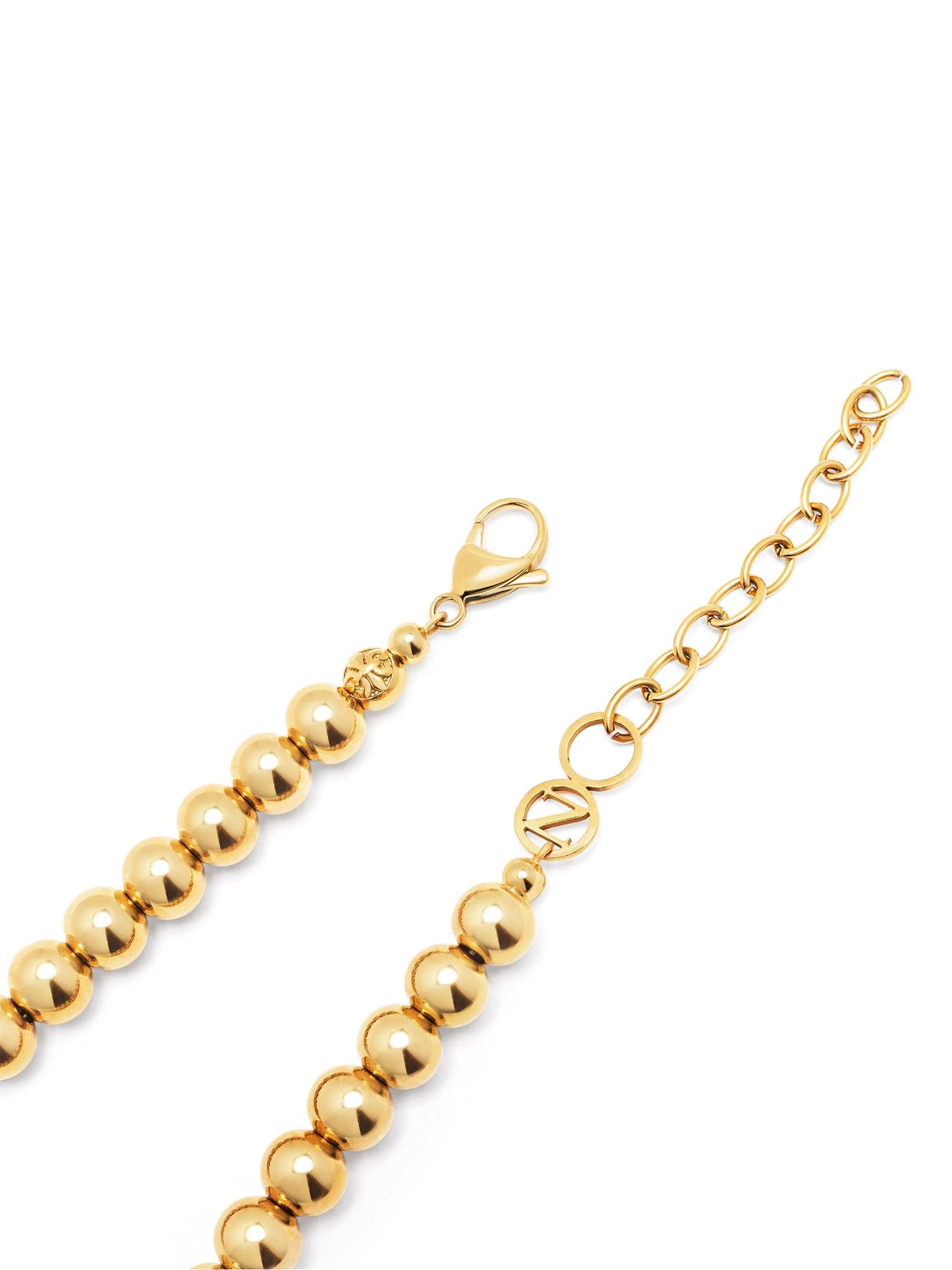 Gold Glow Beaded Choker