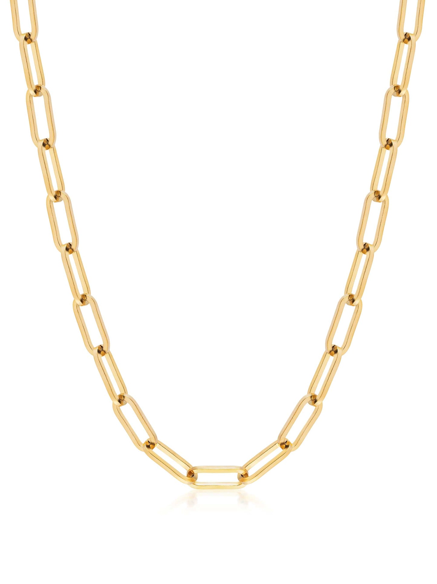 Gold Link Chain Necklace