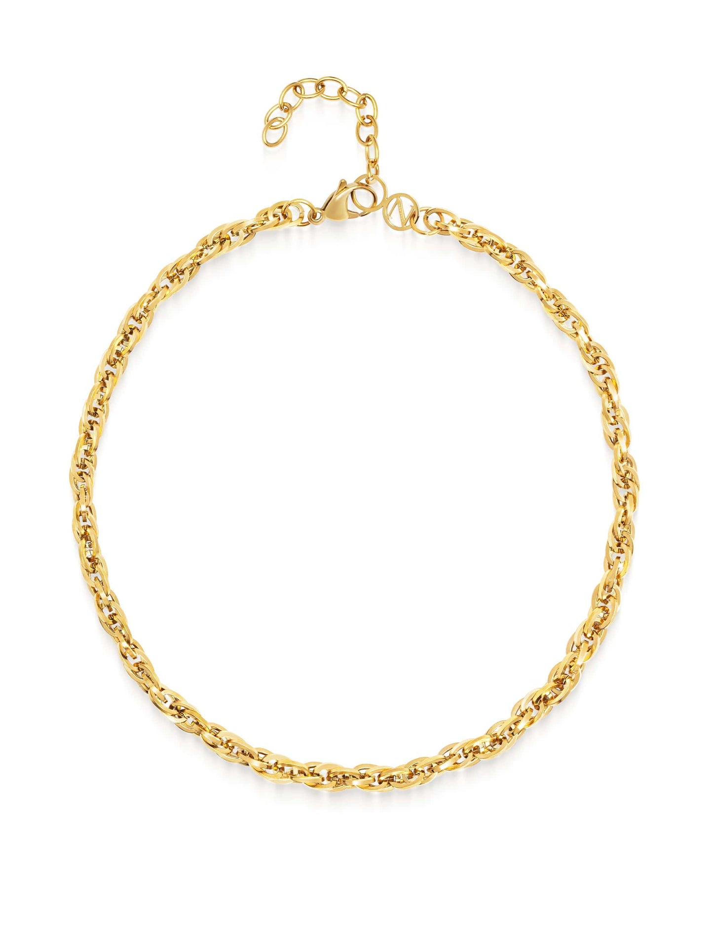 Gold Rope Chain Choker