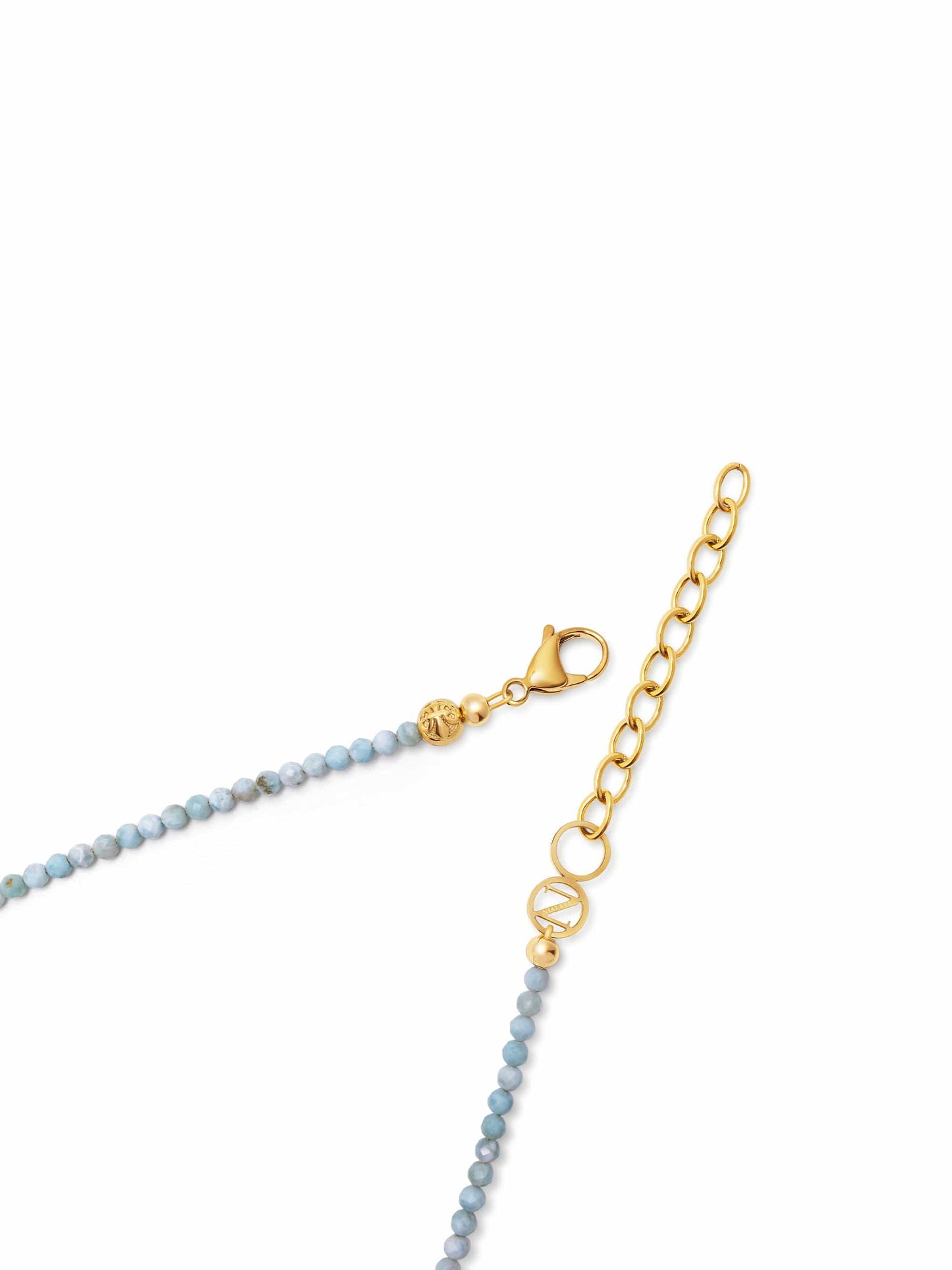 Larimar Faceted Choker