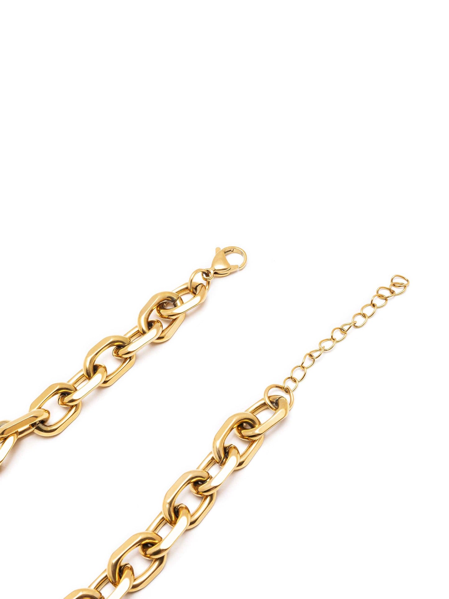 Round Cable Chain Necklace in Gold