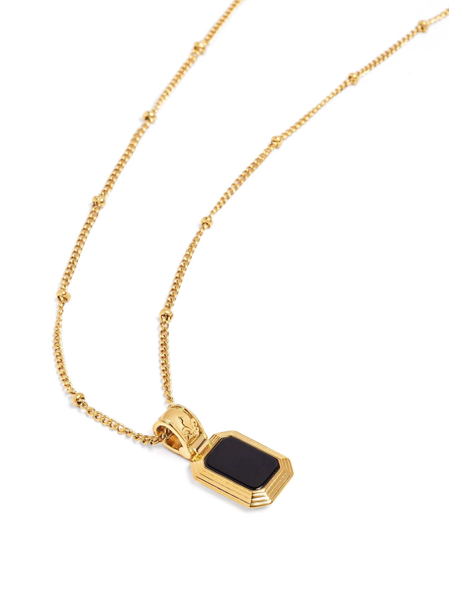 Sterling Silver Necklace with Two-in-One Pendant