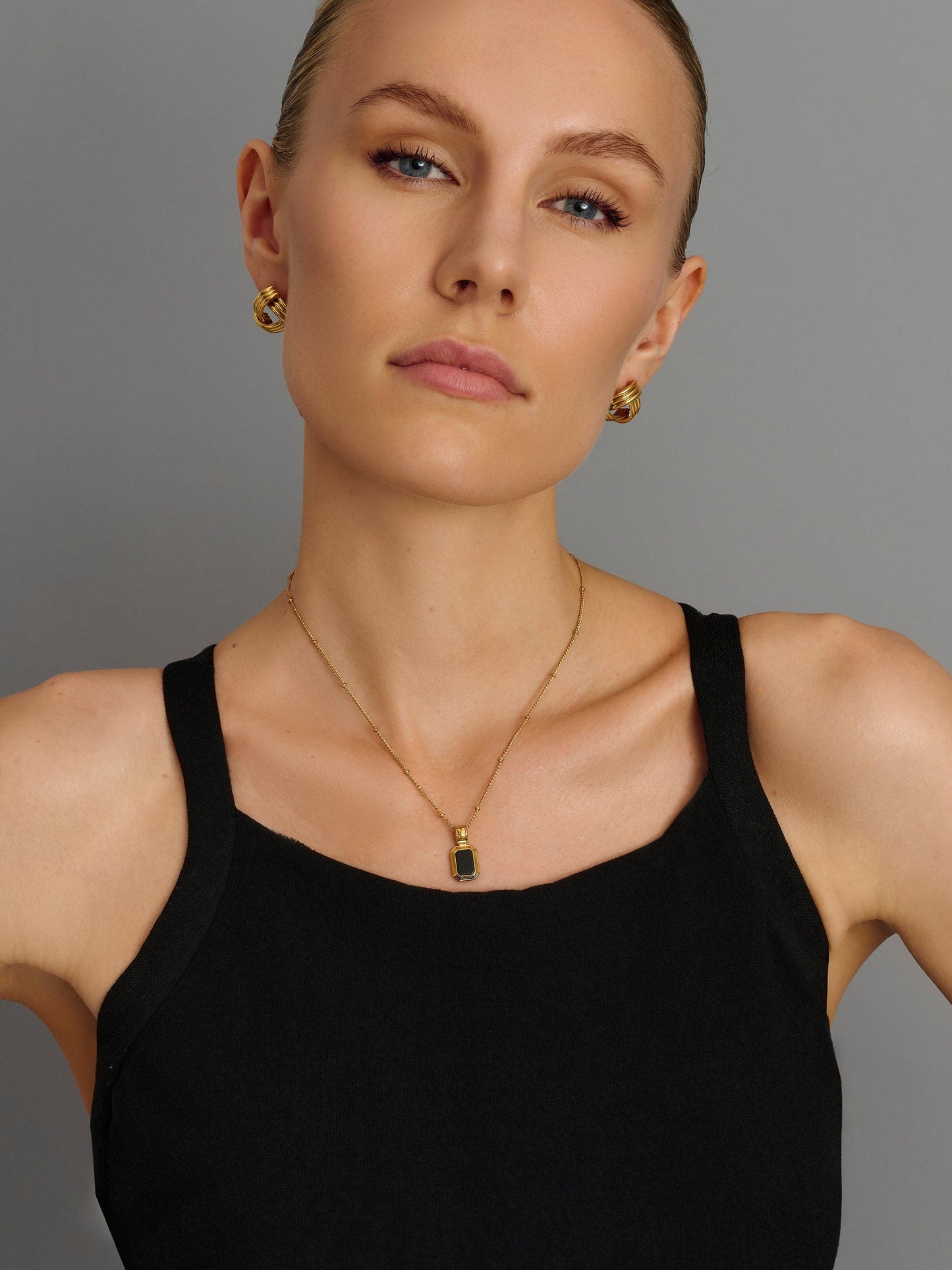 Sterling Silver Necklace with Two-in-One Pendant