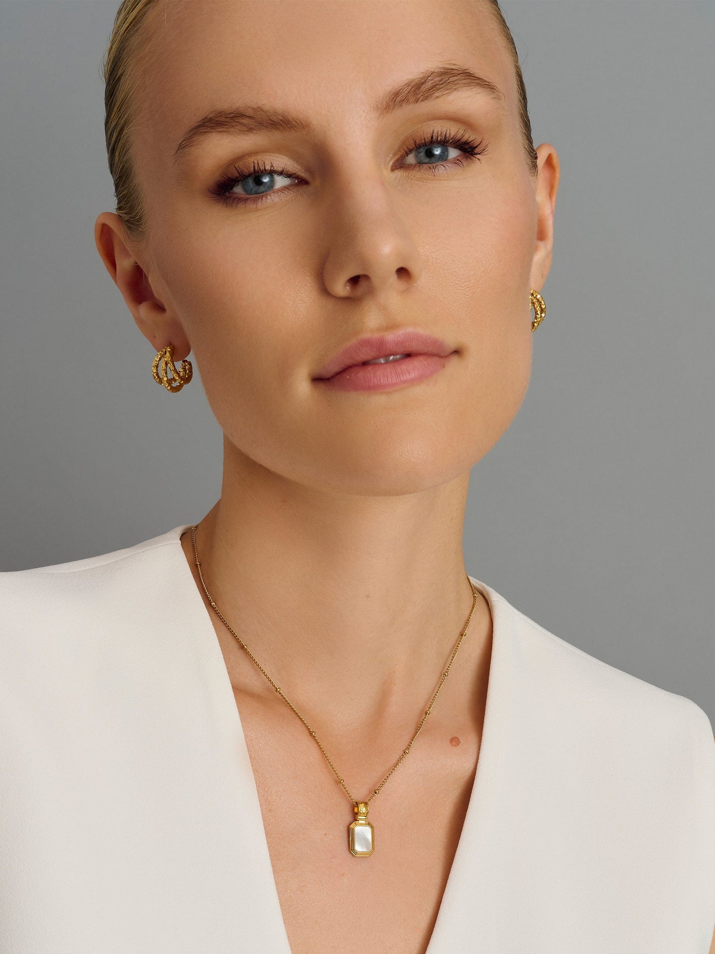 Sterling Silver Necklace with Two-in-One Pendant