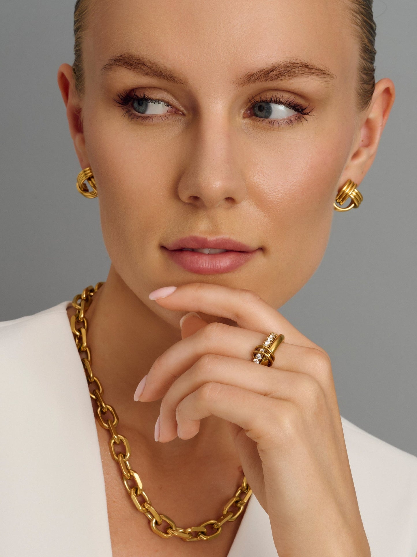 Double Band Ring in Gold